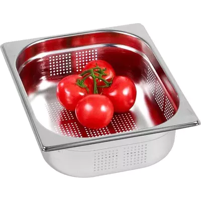 Optinox Gastronádoba GN 1/2 (h=100 mm) nerezová děrovaná OPTINOX