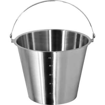 Vědro bez podstavy (Ø250 mm, 7 l) nerez ECO