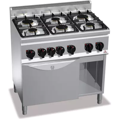Berto's Plynový sporák Bertos G6F6PW+FG1 (32 kW)
