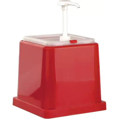 Dávkovač na kečup - červená 1000ml