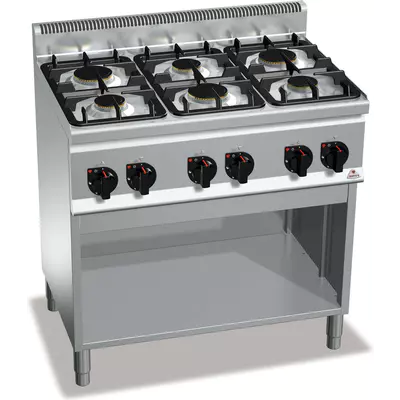 Berto's Plynový sporák Bertos G6F6MPW (28,5 kW)