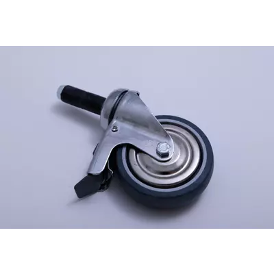 Kolecko nahradni s brzdou INOX
