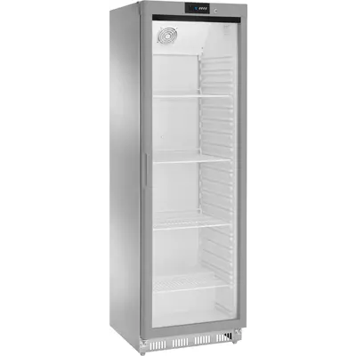 Amitek Skříň chladící AKD 400RG SS 360 L nerez/sklo