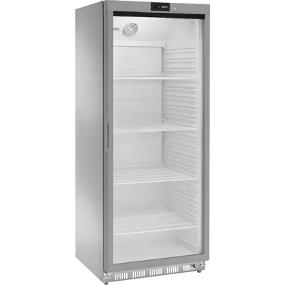 Amitek Skříň chladící AKD 600RG SS 580 L nerez/sklo