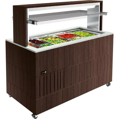 ENOFRIGO Vitrina bufetova vyhrivana DOGE ISOLA 1400 2PC