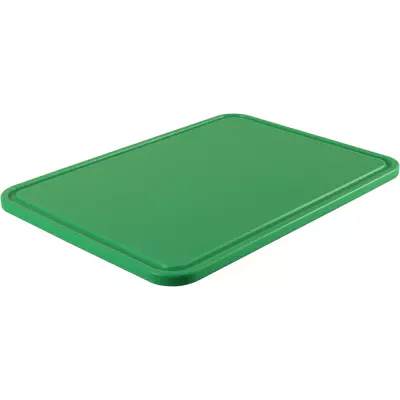 ORBILAN PE Krájecí prkénko s drážkou 500x350x15 - zelená