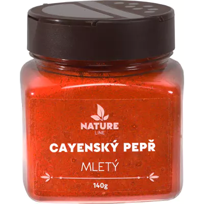 Nature line Pepř cayenský mletý 140g dóza