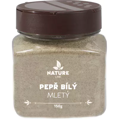 Nature line Pepř bílý mletý 150g dóza
