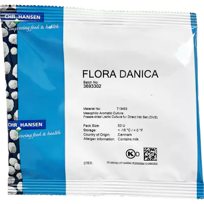 Chr. HANSEN Kultura mezofilní FLORA DANICA na sýry