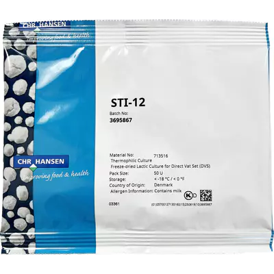 Chr. HANSEN Kultura termofilní STI-12 na sýry