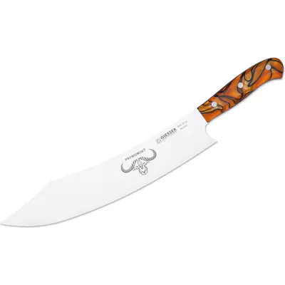Giesser Nůž kuchařský Barbecue No1 G 1900 s 30cm oranžový
