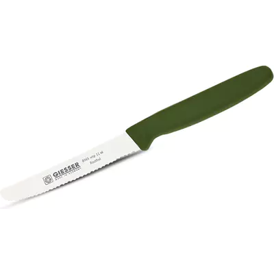 Giesser Nůž zubatý univerzální G 8365 110 mm olivový
