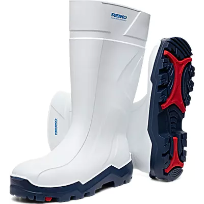 Holínky PU-PREMIUM safety bílé