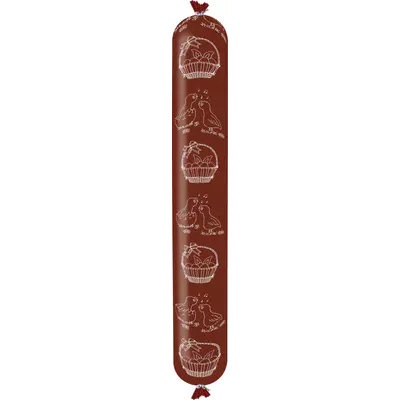 Obal na salám Velikonoční kuřátka NaloFaser I terracotta k.45/55 na uzení