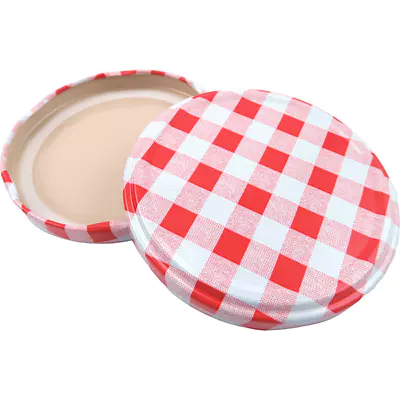 Víčko TO 82 karo červené RTS TSR steril