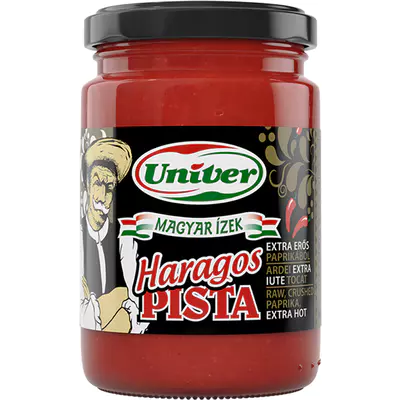 Univer Krém feferonkový extra pálivý 150g Haragos Pista