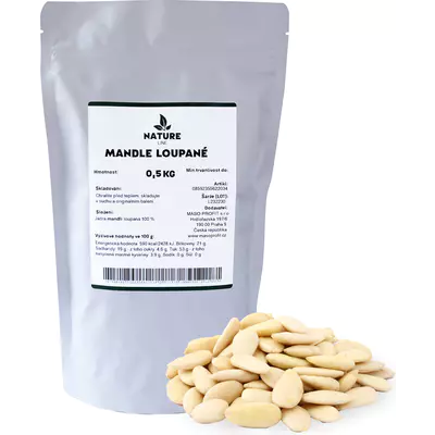 Nature line Mandle loupané 0,5 kg