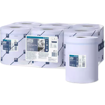 Tork Utěrka papírová Plus Reflex, 2 vrstvy, 1 x 6, modrá M4 - 473391