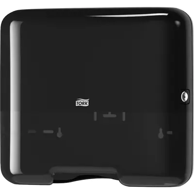 Tork Zásobník na papírové ručníky v roli Singlefold/C-fold Mini H3, černá - 553108