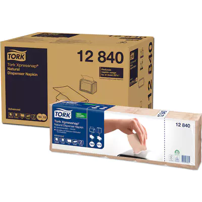 Tork Ubrousky do zásobníku Xpressnap® Natural N4, N12 - 12840