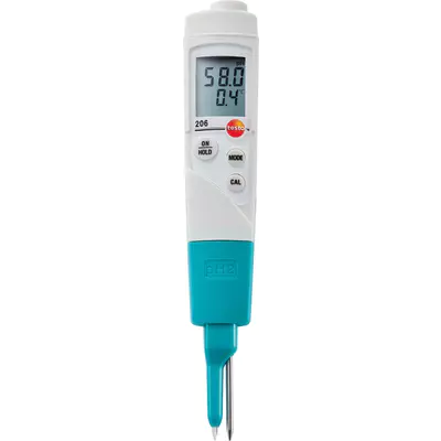 Testo Teploměr/pH metr 206 pH 2 sada 1