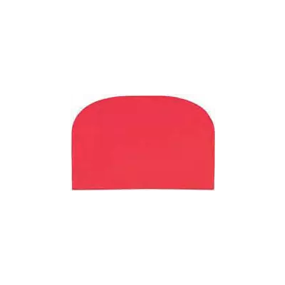 Stěrka na kutr plast červená "D" 148x 98 mm