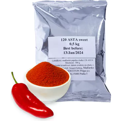 Paprika lahůdková sladká ASTA 120  500g
