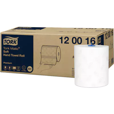 Tork Ručníky papírové jemné v roli 2vrstvé Matic bílé H1 - 120016