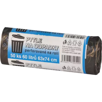 Pytel MI 630x 740mm 60l  50ks černý