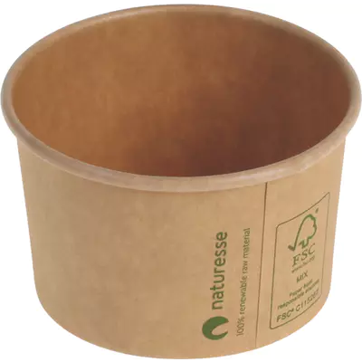 Pacovis Kelímek na dresing kraft/PLA, 65ml Ø62x40mm, hnědý (50ks)