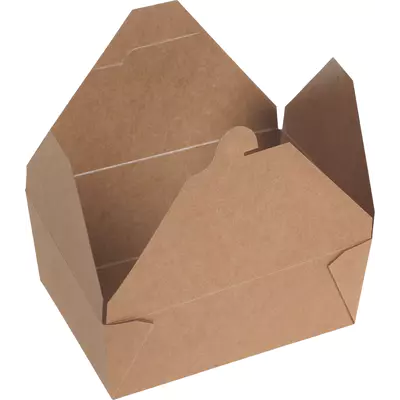 Pacovis Box Take away kraft/PLA 2500ml 215/197x155/140x90mm (40ks)