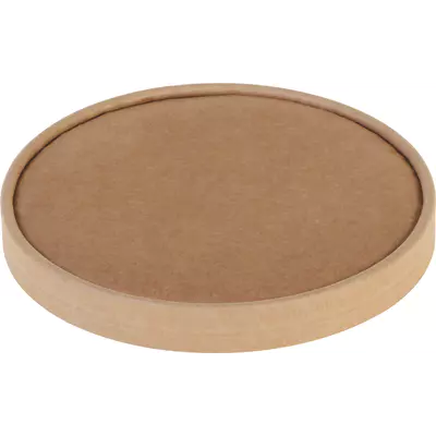 Pacovis Víčko papírové hnědé Ø150mm (25ks)