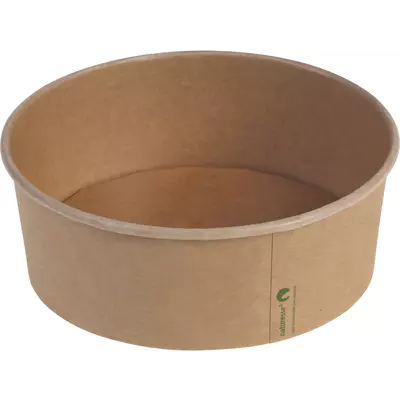 Pacovis Miska kraft/PLA, 1200ml Ø185x66mm (160ks)
