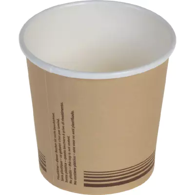 Pacovis Kelímek papírový 70ml hnědý Ø56mm, není laminovaný plastem (50ks)