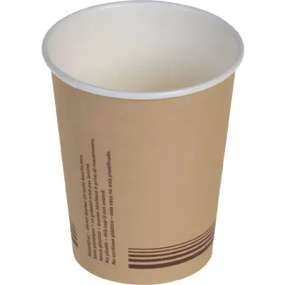 Pacovis Kelímek papírový 180ml hnědý Ø75mm, není laminovaný plastem (1000ks)