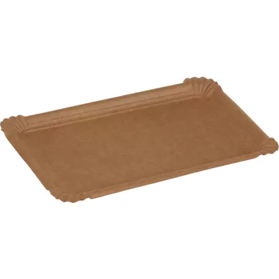 Pacovis Talíř papírový hnědý, 130x200mm (250ks)
