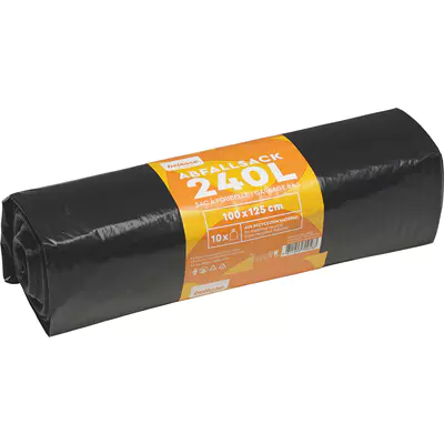 Pacovis Pytle na odpadky LDPE 240L černé 40my, 10ks