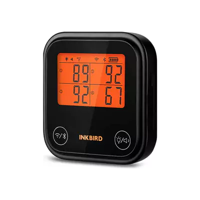 Teploměr BBQ IDT-34E-BW se 4 sondami WiFi & Bluetooth Inkbird