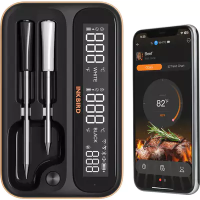 Teploměr BBQ bezdrátový WiFi & Bluetooth INT-12-BW Inkbird