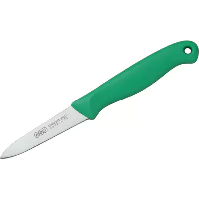 KDS Nůž kuchyňský 3 černý 75mm zelený  K 1034