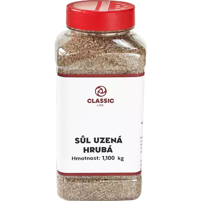 Classic line Sůl uzená hrubá 1,1 kg dóza