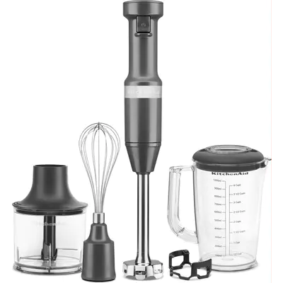 KitchenAid Tyčový mixér 5KHBV83EER - tmavě šedý mat