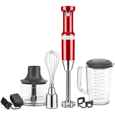 KitchenAid Tyčový mixér 5KHBV83ECA - červená
