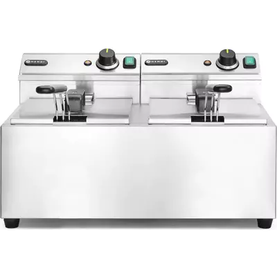 HENDI Fritéza, 2 × 8 l, HENDI, Profi Line, 16L, 230V