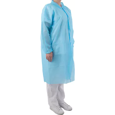 Plášť jednorázový suchý zip modrý XXL