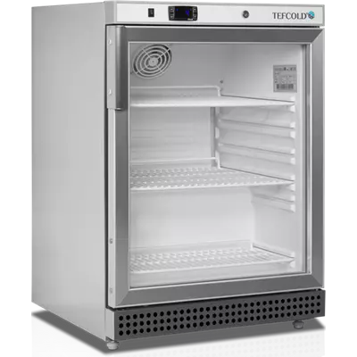 Tefcold Chladicí skříň UR 200 SG prosklené dveře, nerez opláštění