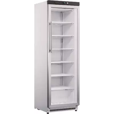 SAVE Skříň mrazící XF400G S/S 340L nerez/sklo