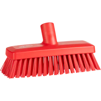 Vikan Kartáč na stěny/podlahu kompaktní tvrdý 225 mm červený 70424 (1)