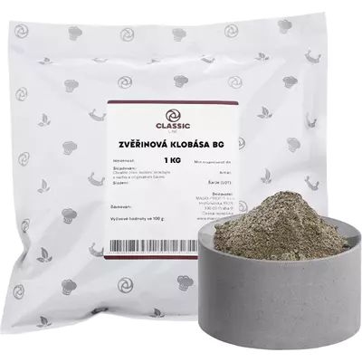 Classic line Směs kořenící - Zvěřinová klobása BG BF 1kg