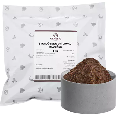 Classic line Směs kořenící - Staročeská grilovací klobása 1kg